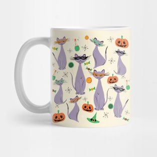 Trick Or Treat Masquerade Cats Mug